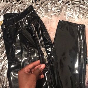 H&M Pants - H&M PVC pants H&M Pants - H&M PVC pants